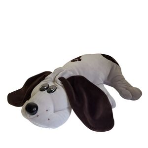 Pound Puppies Long Ear Dog Gray Brown Spot Tonka Vtg Plush Animal Toy READ